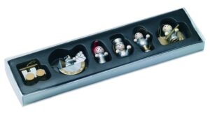 Komplet 6 zawieszek na choinkę HELSINBORG