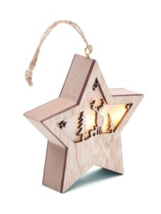 Gwiazda z MDF z lampką STARLIGHT