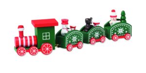 Drewniany pociąg świąteczny JUNA