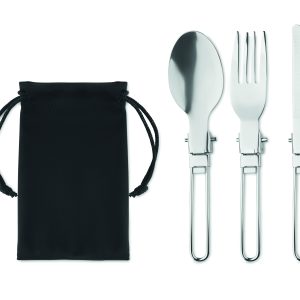 Zestaw sztućców kempingowych STAPI SET