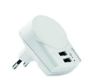 Ładowarka Euro USB (2xA) 12W EURO USB CHARGER 2XA