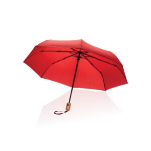 Bambusowy parasol automatyczny 21" AWARE™ RPET