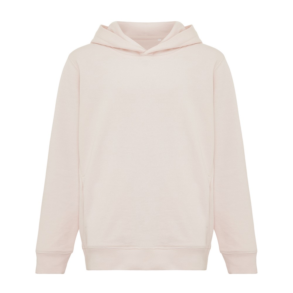 Dziecięca bluza z kapturem i kieszeniami Iqoniq Yengo z bawełny z recyklingu