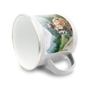 Emaliowany kubek 360 ml | Sandra