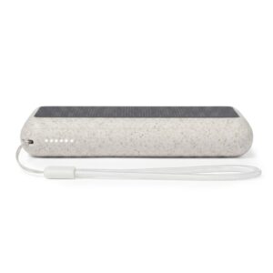Power bank 5000 mAh ze słomy pszenicznej, ładowarka słoneczna