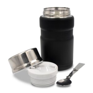 Termiczny pojemnik na żywność 650 ml Air Gifts, składana łyżka | Jonathan