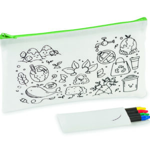 Piórnik z 4 kredkami CRAY