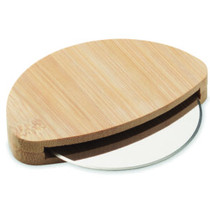 Okrągły bambusowy nóż do pizzy NAPOL
