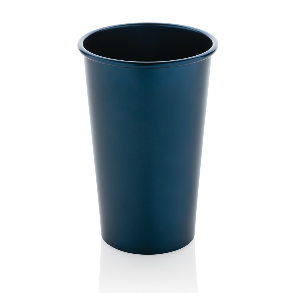 Lekki kubek podróżny 450 ml Alo, aluminium z recyklingu