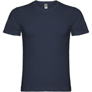 Samoyedo koszulka męska z krótkim rękawem i dekoltem w serek