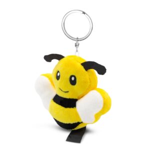 Pluszowa pszczoła RPET, brelok | Miro