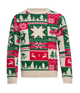 Świąteczny sweter z dzianiny L-XL SHIMIS XL