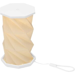 Celestia - rozkładana lampka stołowa wykonana z tworzywa sztucznego pochodzącego z recyklingu