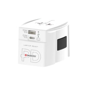 SKROSS® MUV AC65PD – uniwersalna przejściówka z kablem USB-C