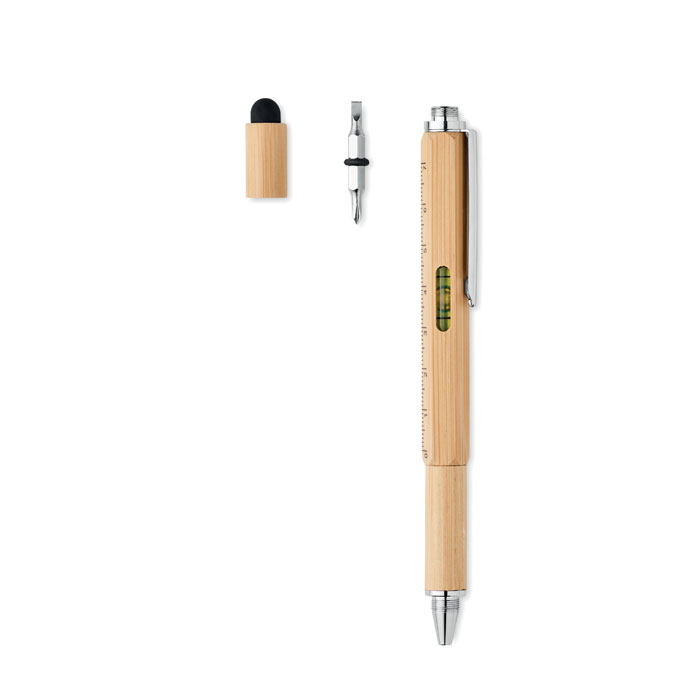 Wielofunkcyjny długopis bambusowy TOOLBAM