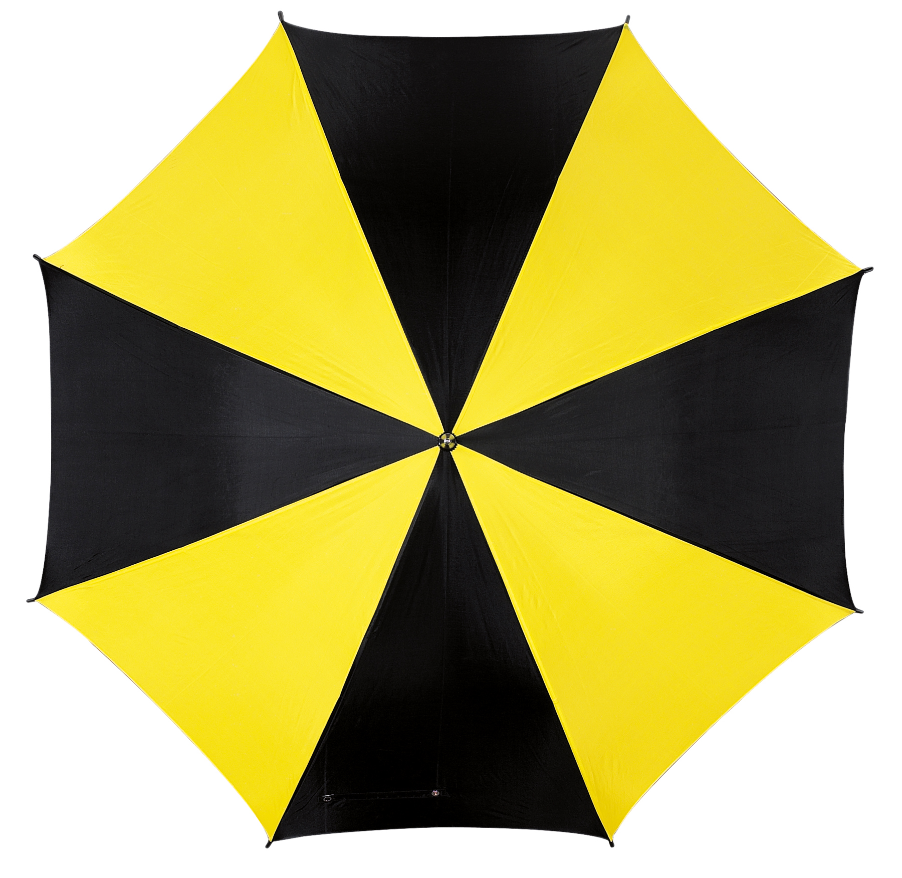 Parasol automatyczny DISCO, czarny, żółty
