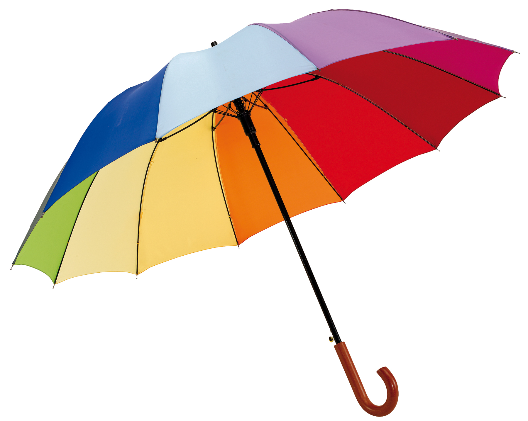 Automatyczny parasol, wielokolorowy