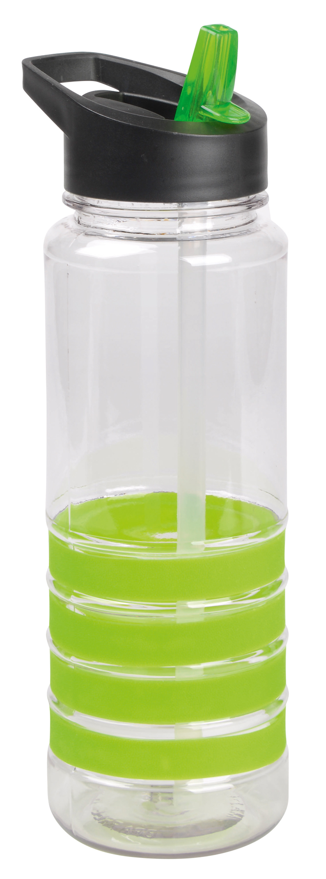 Sportowa butelka CONDY, transparentny, zielone jabłko
