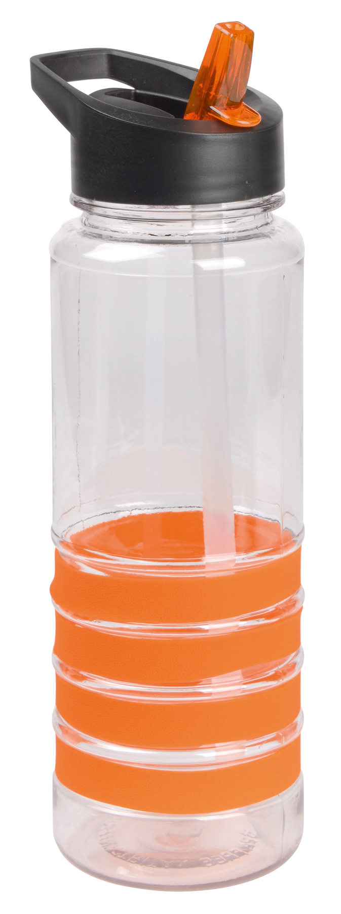 Sportowa butelka CONDY, pomarańczowy, transparentny