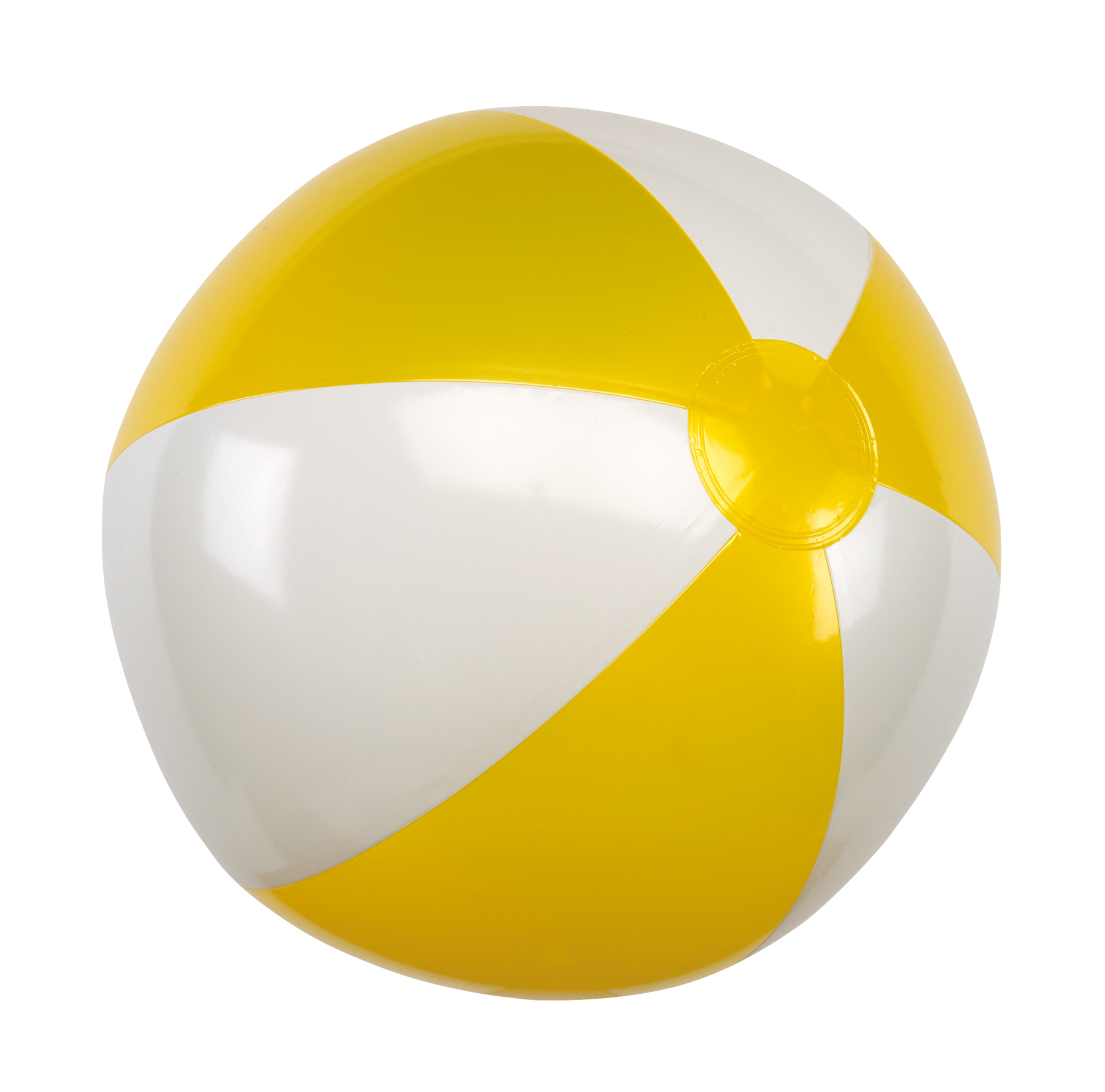 Piłka plażowa ATLANTIC, biały, żółty