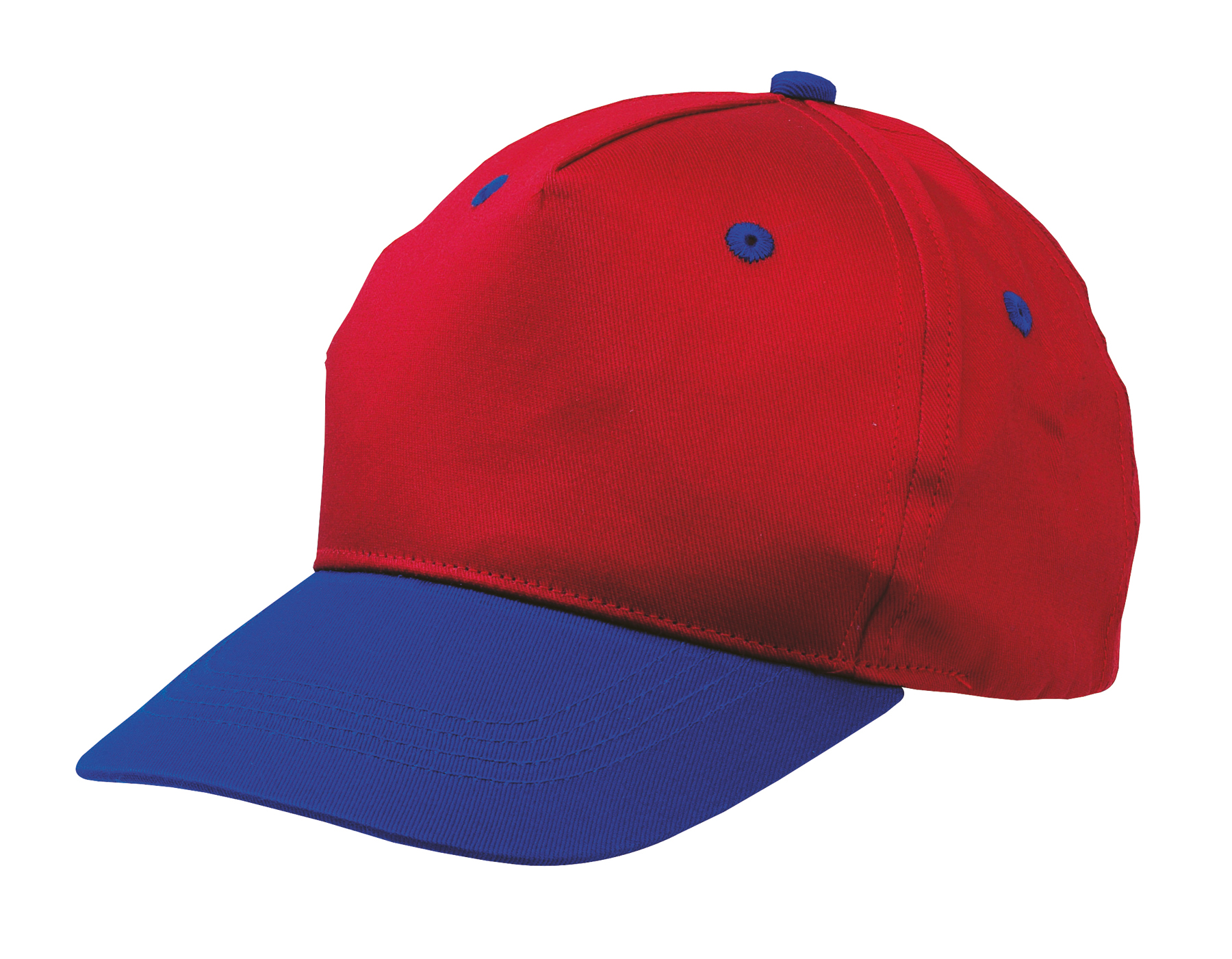 Czapka baseballowa dziecięca CALIMERO, czerwony, niebieski