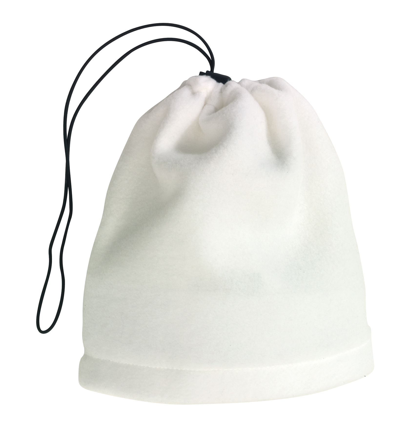 Polarowy szalik/czapka VARIOUS, biały