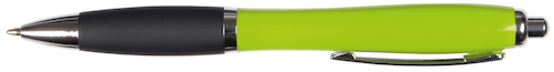 Długopis SWAY, czarny, zielone jabłko