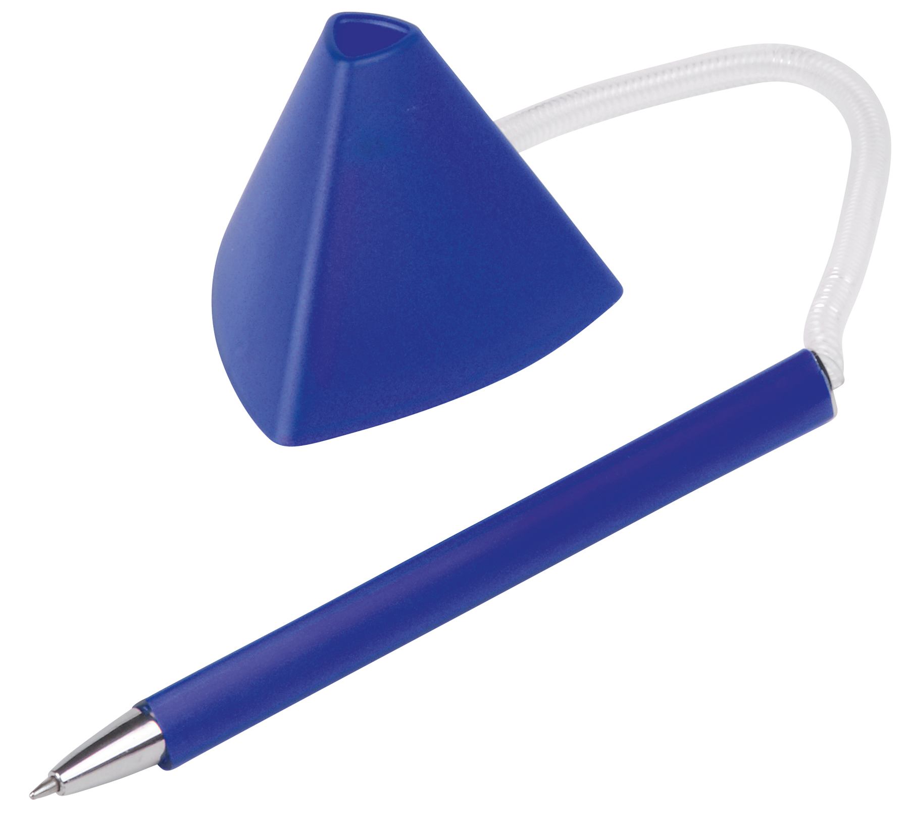Uchwyt na długopis TRIANGLE, niebieski