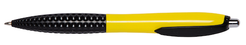 Długopis JUMP, czarny, żółty