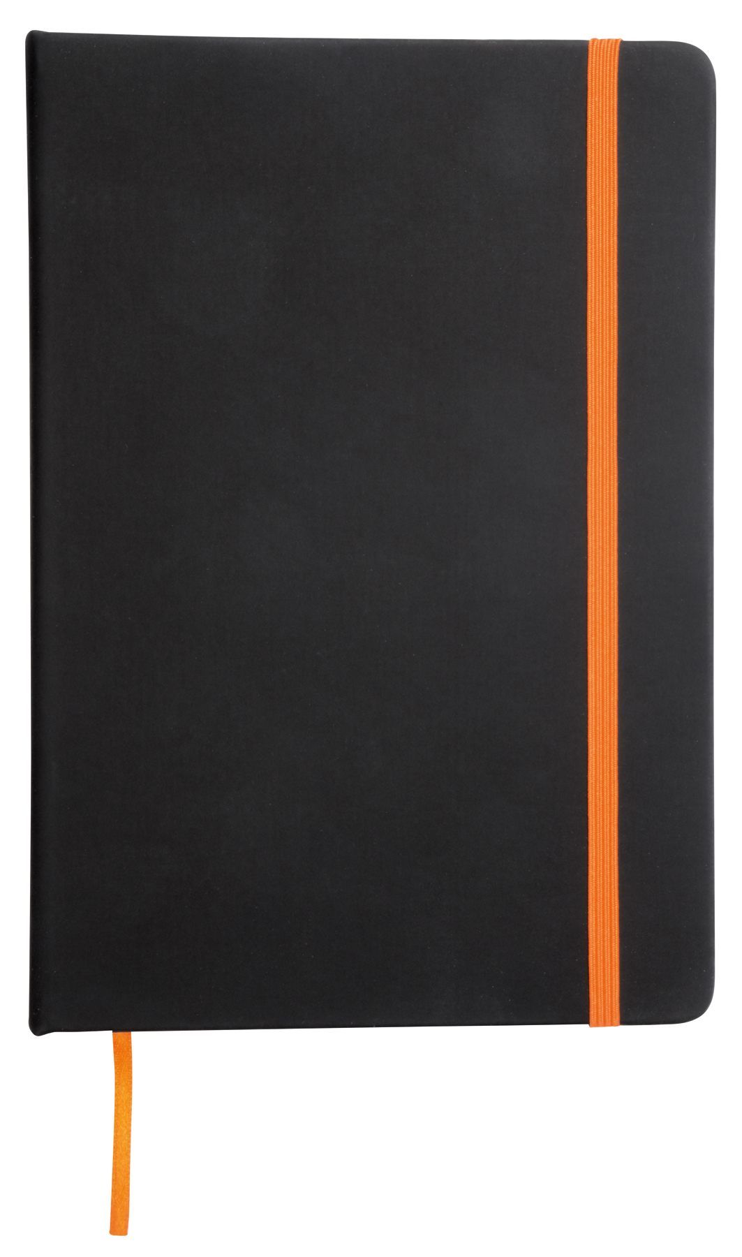 Notatnik LECTOR w rozmiarze DIN A6, czarny, pomarańczowy