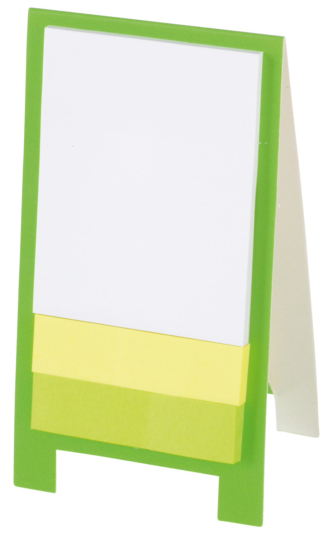 Mini stojak na notatki ADVERT, zielone jabłko