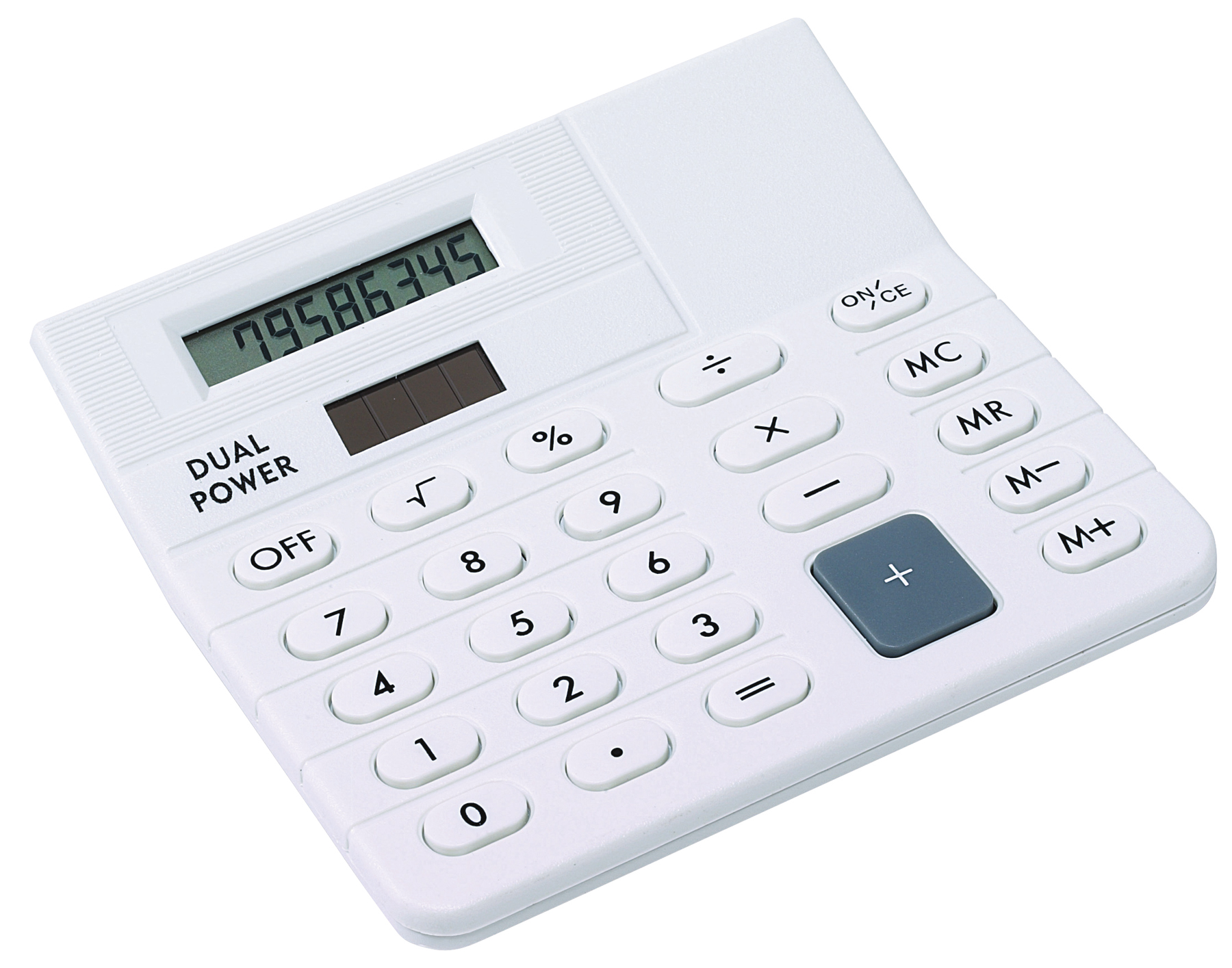 Mini-kalkulator CORNER, biały