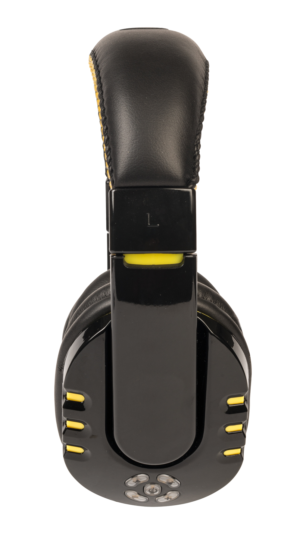 Słuchawki bezprzewodowe RACER, czarny, żółty