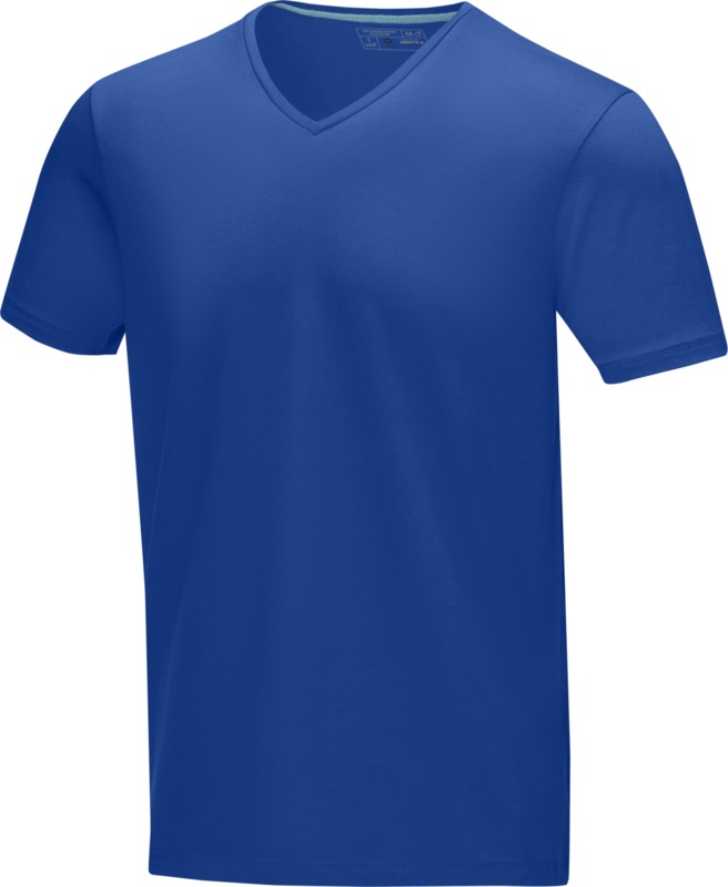Męski T-shirt organiczny Kawartha z krótkim rękawem - Niebieski