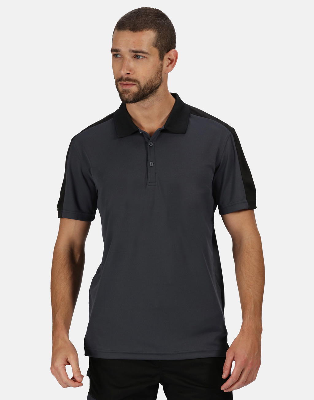 Polo Contrast Coolweav <ul> </li><li>100% poliester (pique) </li><li>Szybkoschnący materiał </li><li>Właściwości odprowadzania wilgoci  </li><li>Prążkowany kołnierz z plisą na 3 guziki </li><li>Kołnierz i wstawki w kontrastowym kolorze </li><li>Otwory boczne</li></ul>