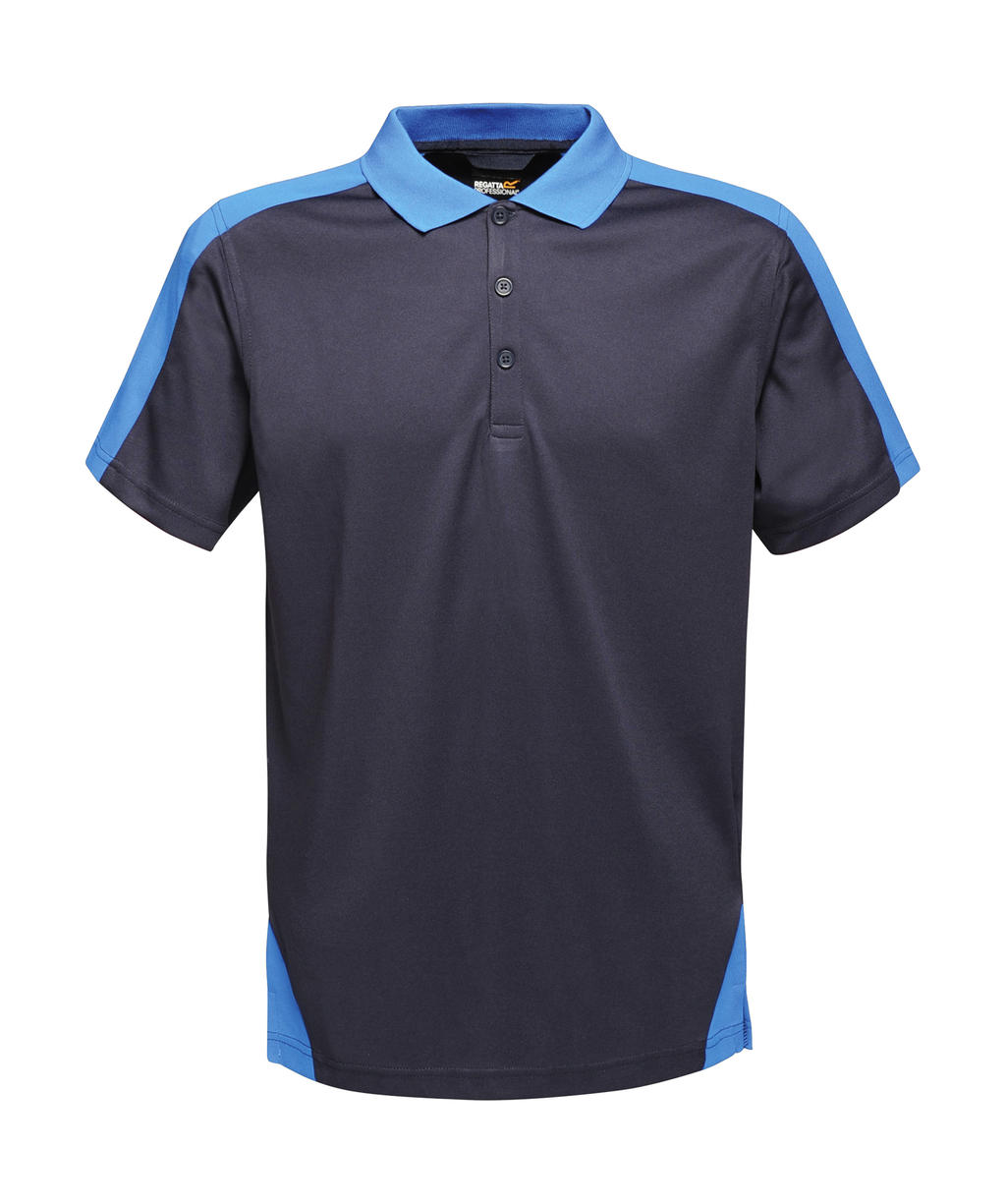 Polo Contrast Coolweav <ul> </li><li>100% poliester (pique) </li><li>Szybkoschnący materiał </li><li>Właściwości odprowadzania wilgoci  </li><li>Prążkowany kołnierz z plisą na 3 guziki </li><li>Kołnierz i wstawki w kontrastowym kolorze </li><li>Otwory boczne</li></ul>