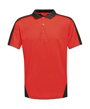 Polo Contrast Coolweav <ul> </li><li>100% poliester (pique) </li><li>Szybkoschnący materiał </li><li>Właściwości odprowadzania wilgoci  </li><li>Prążkowany kołnierz z plisą na 3 guziki </li><li>Kołnierz i wstawki w kontrastowym kolorze </li><li>Otwory boczne</li></ul>