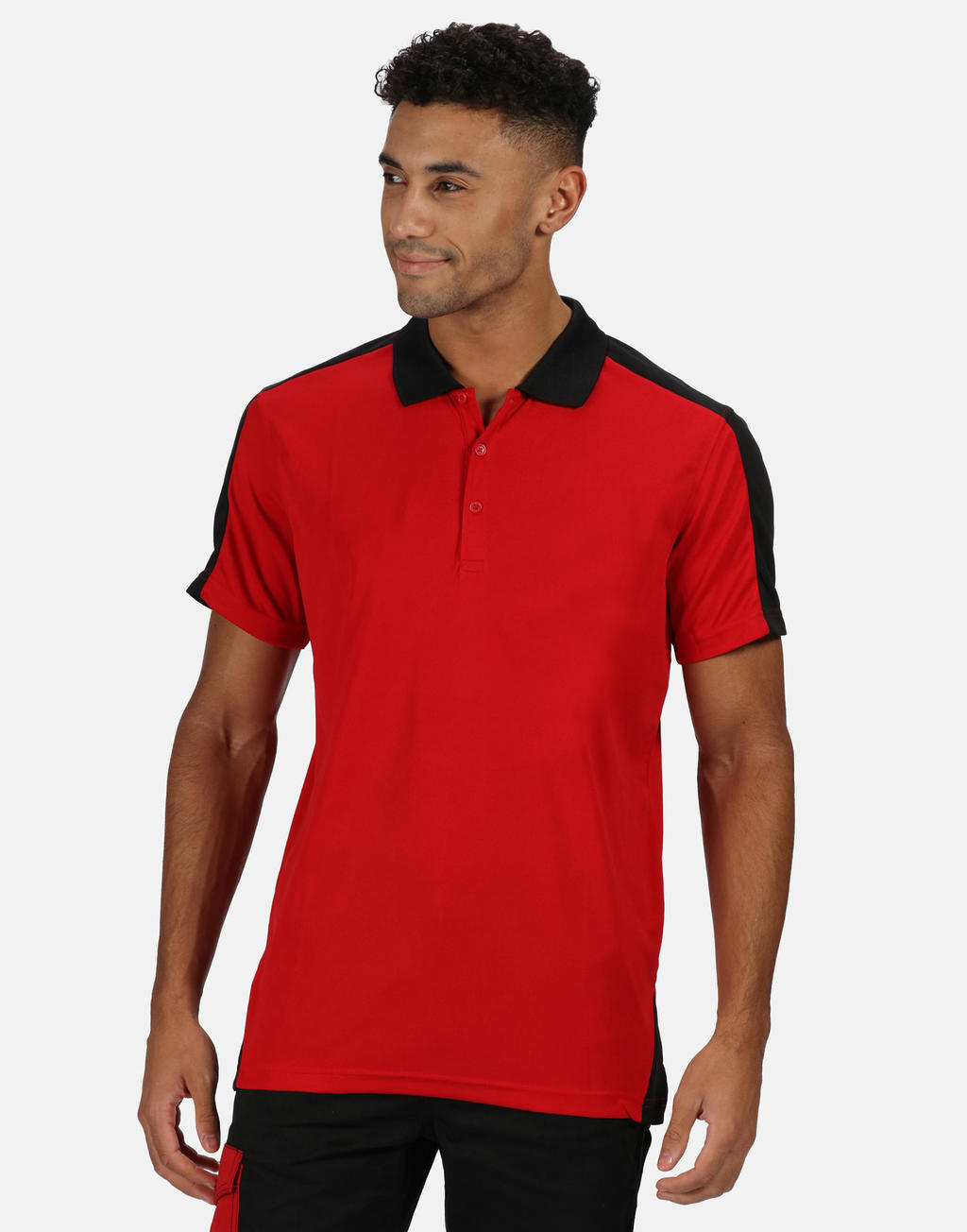 Polo Contrast Coolweav <ul> </li><li>100% poliester (pique) </li><li>Szybkoschnący materiał </li><li>Właściwości odprowadzania wilgoci  </li><li>Prążkowany kołnierz z plisą na 3 guziki </li><li>Kołnierz i wstawki w kontrastowym kolorze </li><li>Otwory boczne</li></ul>