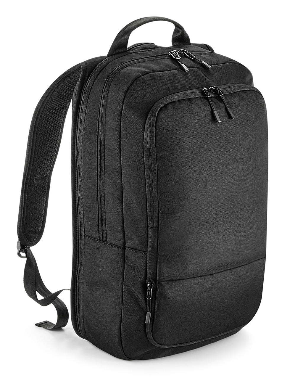 Plecak Pitch Black 24 Hour Backpack <ul> </li><li>100% poliester (1000D, Twist Weave) </li><li>Wytrzymałe pasy  </li><li>Wodoodporny, odporny na ścieranie materiał </li><li>Oddychający wyściełany tylny panel z siatki </li><li>Wyściełana kieszeń na laptopa z dostępem zewnętrznym, kompatybilna z laptopem do 15,6 </li><li>Wewnętrzny elastyczny uchwyt na butelkę </li><li>Przednia kieszeń z organizerem zapinana na zamek </li><li>Metka TearAway </li><li>Pojemność: 20 litrów, z możliwością rozszerzenia do 25 litrów </li><li>Wymiary: 33 x 50 x 21 (25) cm </li><li>Max. cylindryczne pole haftu: 18 </li><li>Max. obszar nadruku: 20 x 15 cm</li></ul>