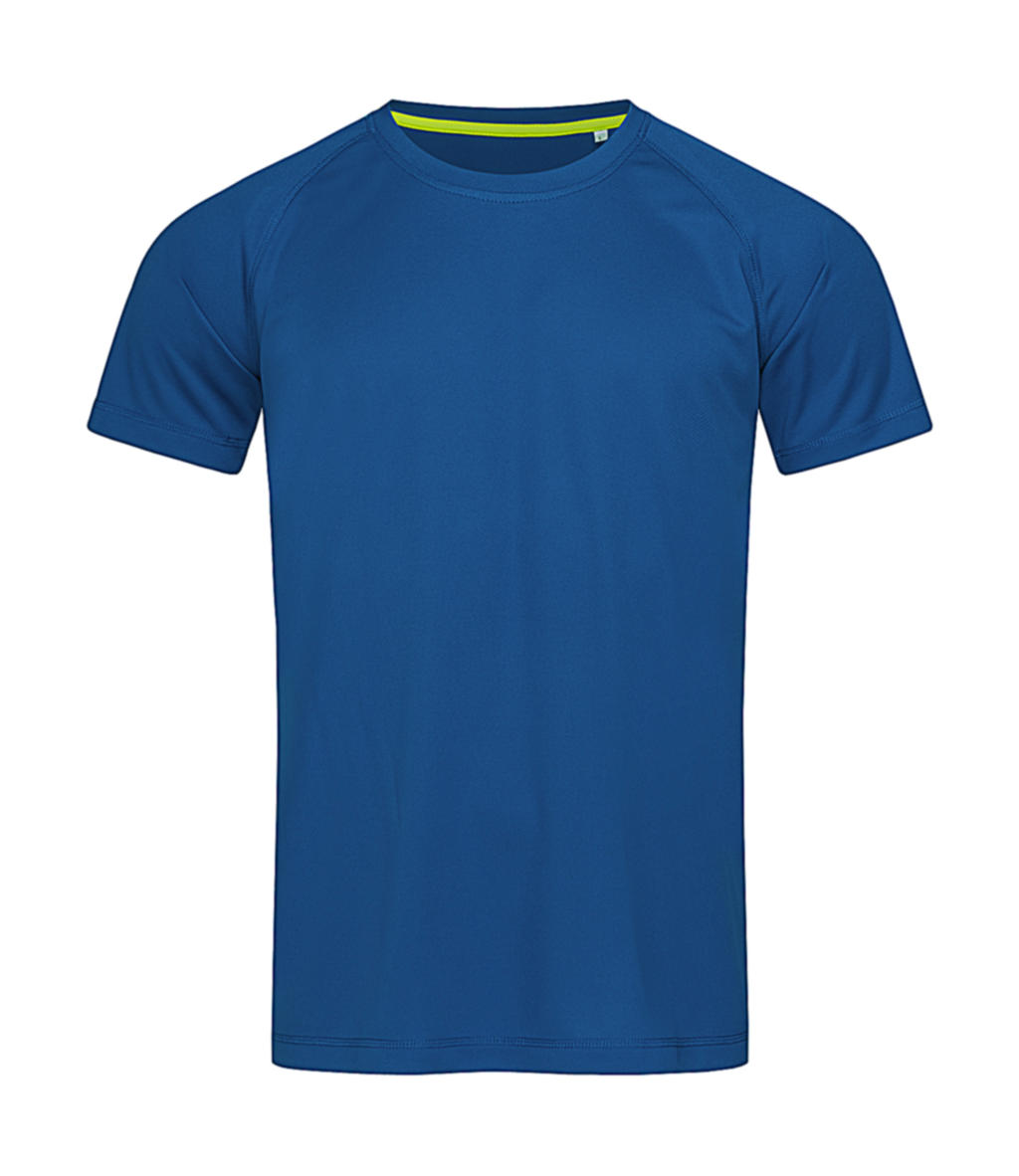 Koszulka męska Active 140 Raglan <ul> </li><li>140 g/m² </li><li>100% poliester (siatka bird-eyelet, ACTIVE-DRY°) </li><li>elastyczny materiał </li><li>rękawy raglanowe </li><li>kontrastowa taśma na karku (Cyber Yellow) </li><li>dekoracyjne płaskie szwy </li><li>boczne panele </li><li>klasyczny krój</li></ul>