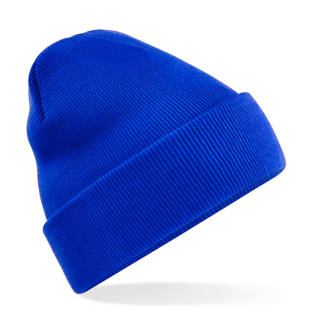 Czapka Beanie z recyklingu  <ul> </li><li>100% poliester (z recyklingu) </li><li>Poliester z recyklingu (odzyskano ok. 2,5 butelek) </li><li>Dwuwarstwowa dzianina </li><li>Krój z mankietami dla optymalnej dekoracji </li><li>Łatwozrywalna metka </li></ul>