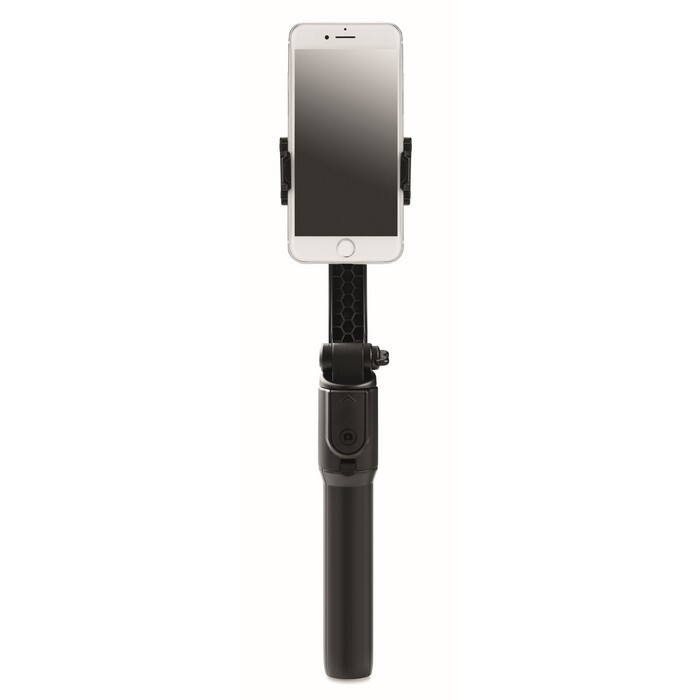 Uchwyt do smartfona gimbal Teleskopowy uchwyt na smartfon i stabilizator z funkcją statywu. 1- osiowy gimbal. Akumulator LiB o pojemności 400 mAh.