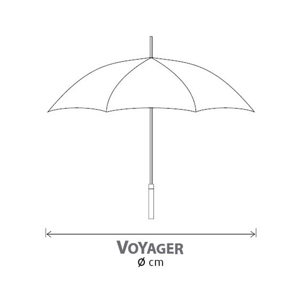 Parasol automatyczny Parasol automatyczny, 8 paneli, drewniana konstrukcja, połyskliwy pasek, zapięcie na zatrzask