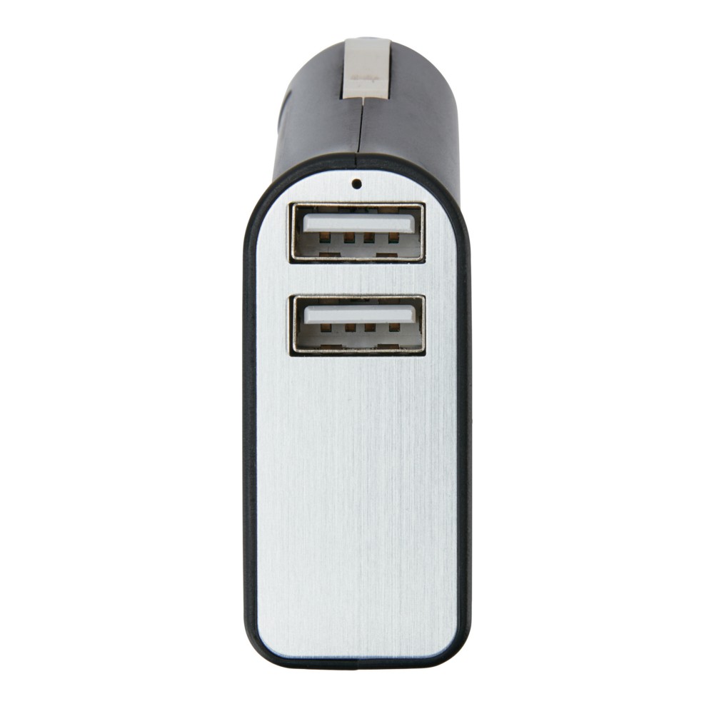 Ładowarka samochodowa USB, młotek bezpieczeństwa Ładowarka samochodowa, adapter do zapalniczki z 2 gniazdami USB do ładowania 2 urządzeń jednocześnie, przecinak do pasów, młotek bezpieczeństwa, wyjście 5V/2.1A