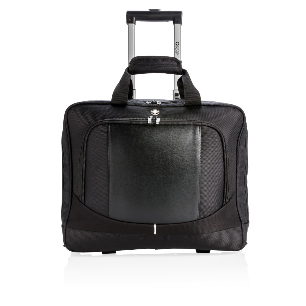 Torba na laptopa 15,4", walizka na kółkach Swiss Peak Torba na laptopa 15,4", elegancka walizka na kółkach, teleskopowa rączka i dwa uchwyty, wzór zastrzeżony®