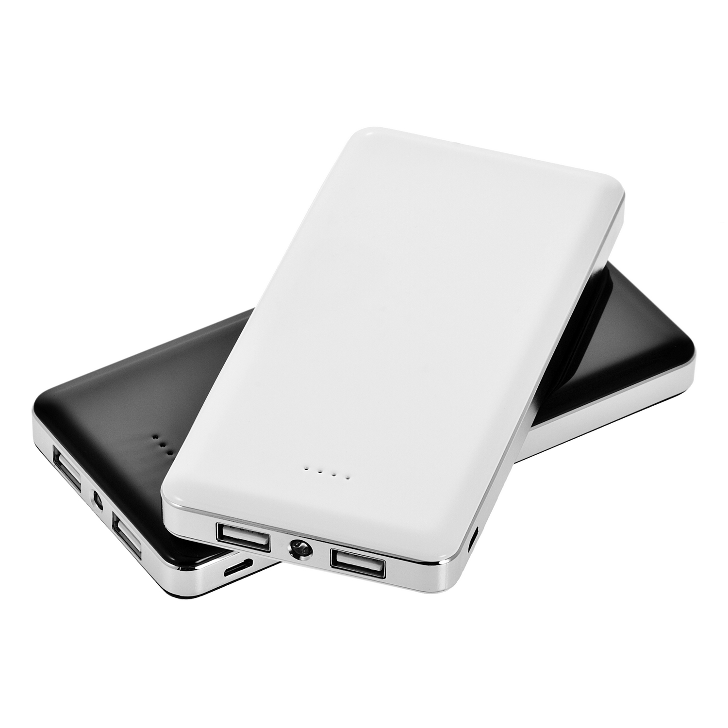 Power bank 12000 mAh z lampką | Sawyer Power bank 12000 mAh z lampką i 4 diodami wskazującymi poziom naładowania, wejście 5V/1A, wyjście 5V/2A, w komplecie kabel micro USB