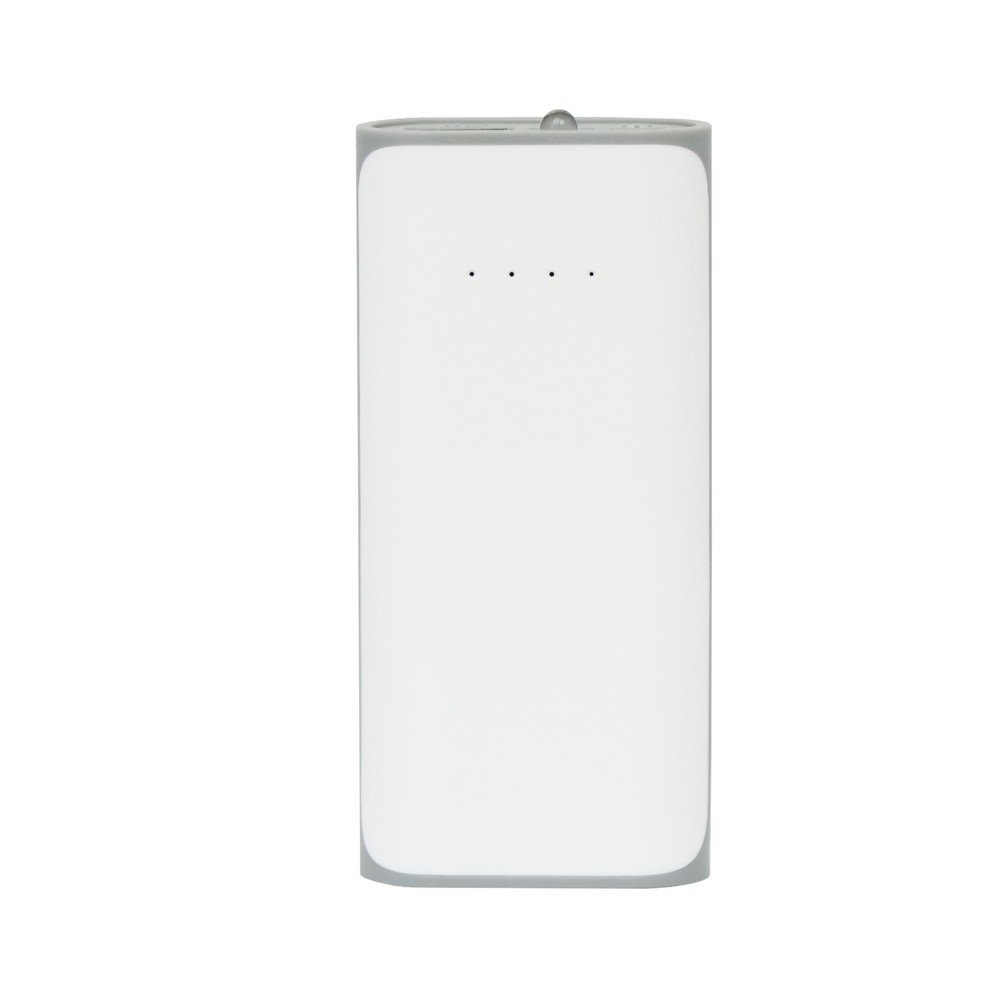 Power bank 4000 mAh | Birch Power bank 4000 mAh, wyjście 5V/1A, wejście 5V/1A, 4 diody wskazujące poziom naładowania, lampka LED, w komplecie kabel micro USB