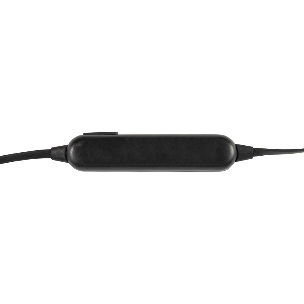 Bezprzewodowe słuchawki douszne Bezprzewodowe słuchawki douszne (kabel 55 cm) w etui, funkcja odbierania połączeń, panel regulacji, kabel micro USB w komplecie