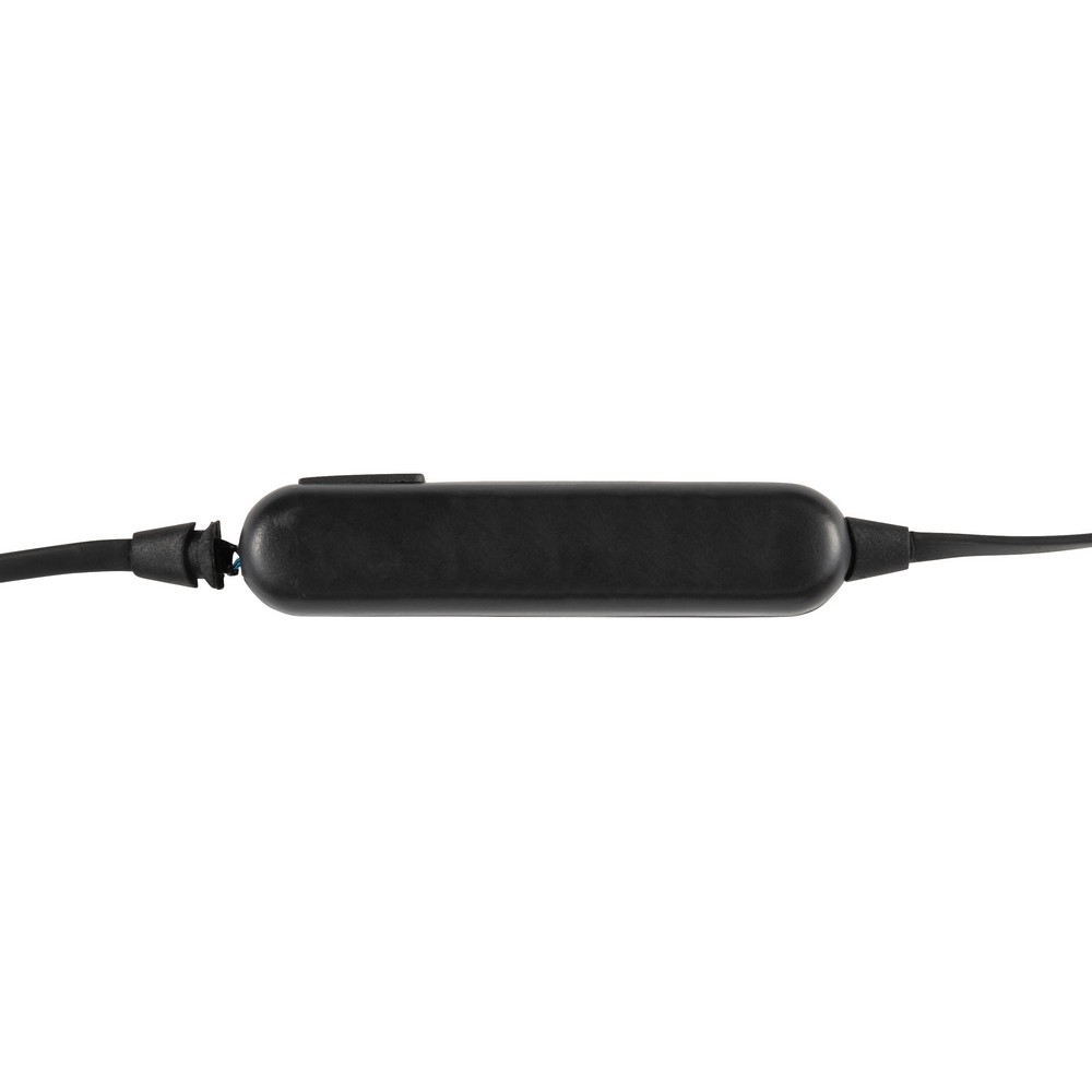 Bezprzewodowe słuchawki douszne Bezprzewodowe słuchawki douszne (kabel 55 cm) w etui, funkcja odbierania połączeń, panel regulacji, kabel micro USB w komplecie