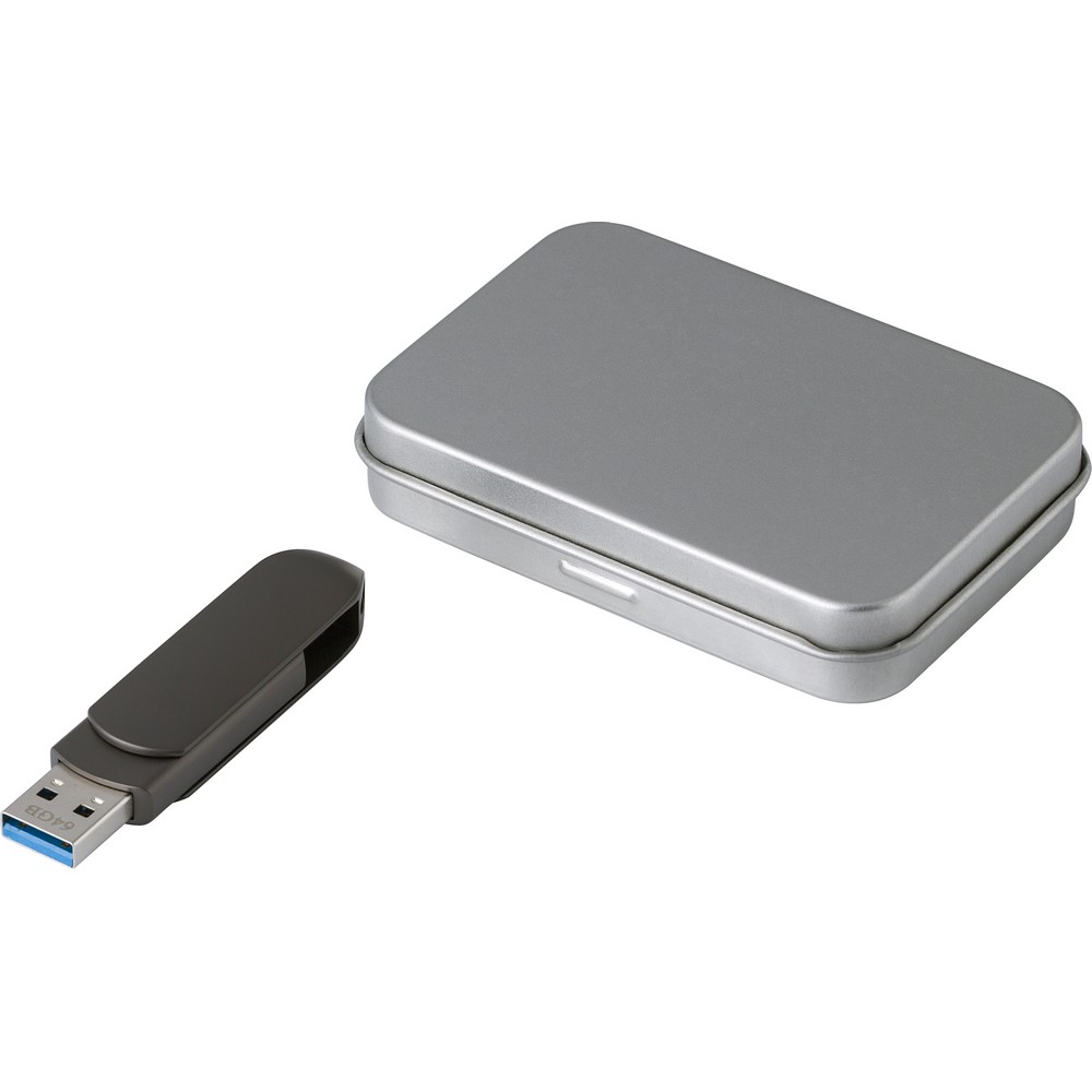 Pamięć USB 64 GB Pamięć USB 64 GB w metalowym etui, USB i USB typu C